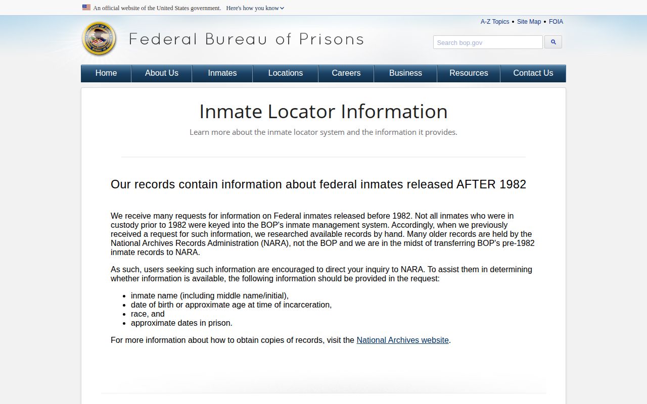 Kit Carson County 72-hour release BOP federal release interpretation source